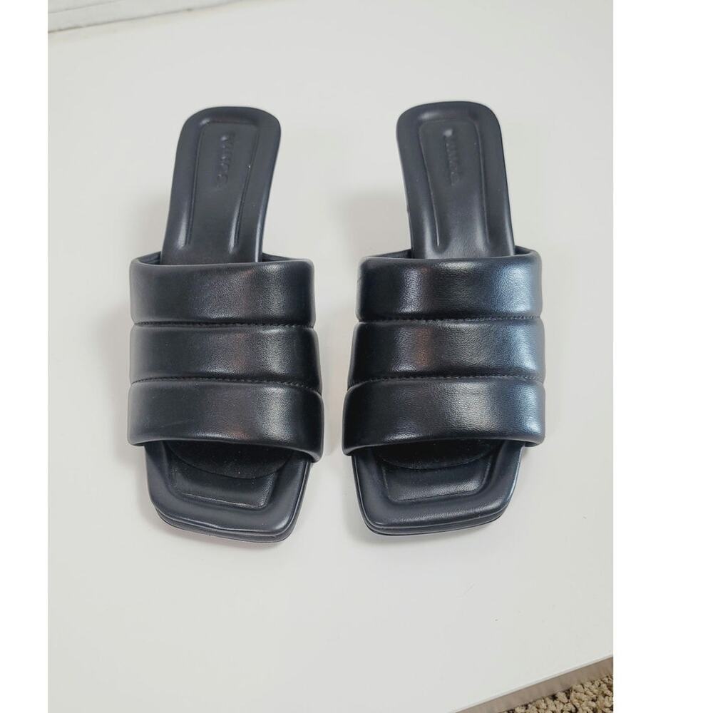 Vince Ceil Kitten Heel Mules in Black, sz 8.5